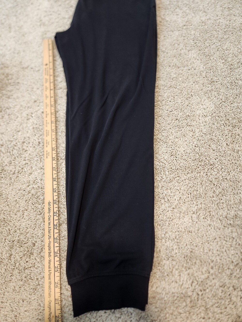 Cozy Earth Mens Bamboo Jogger Pants In Black Size Large - Picture 10 of 10